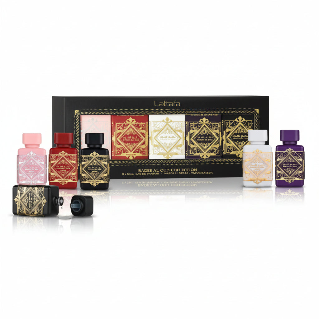 Lattafa Bade'e Al Oud Discovery Set, 5 x 5 ml Eau de Parfum
