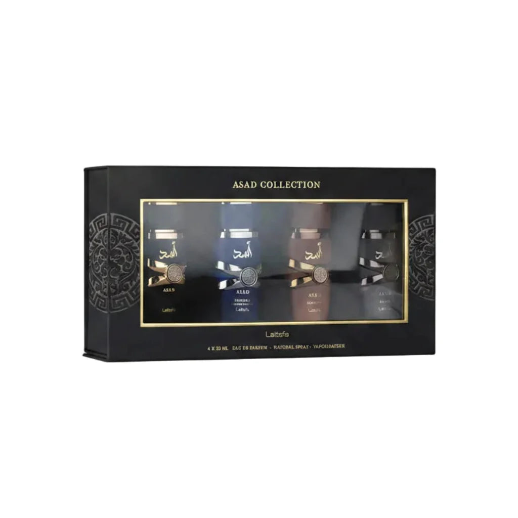 Lattafa Asad Discovery Set, 4 x 25 ml Eau de Parfum