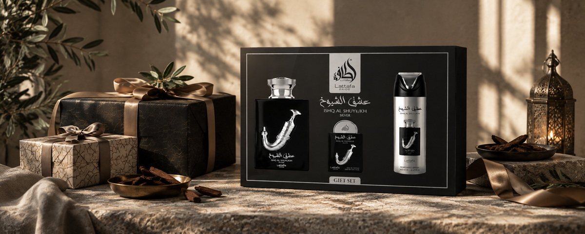 Signature sets: one men's fragrance in full size, travel size and body mist