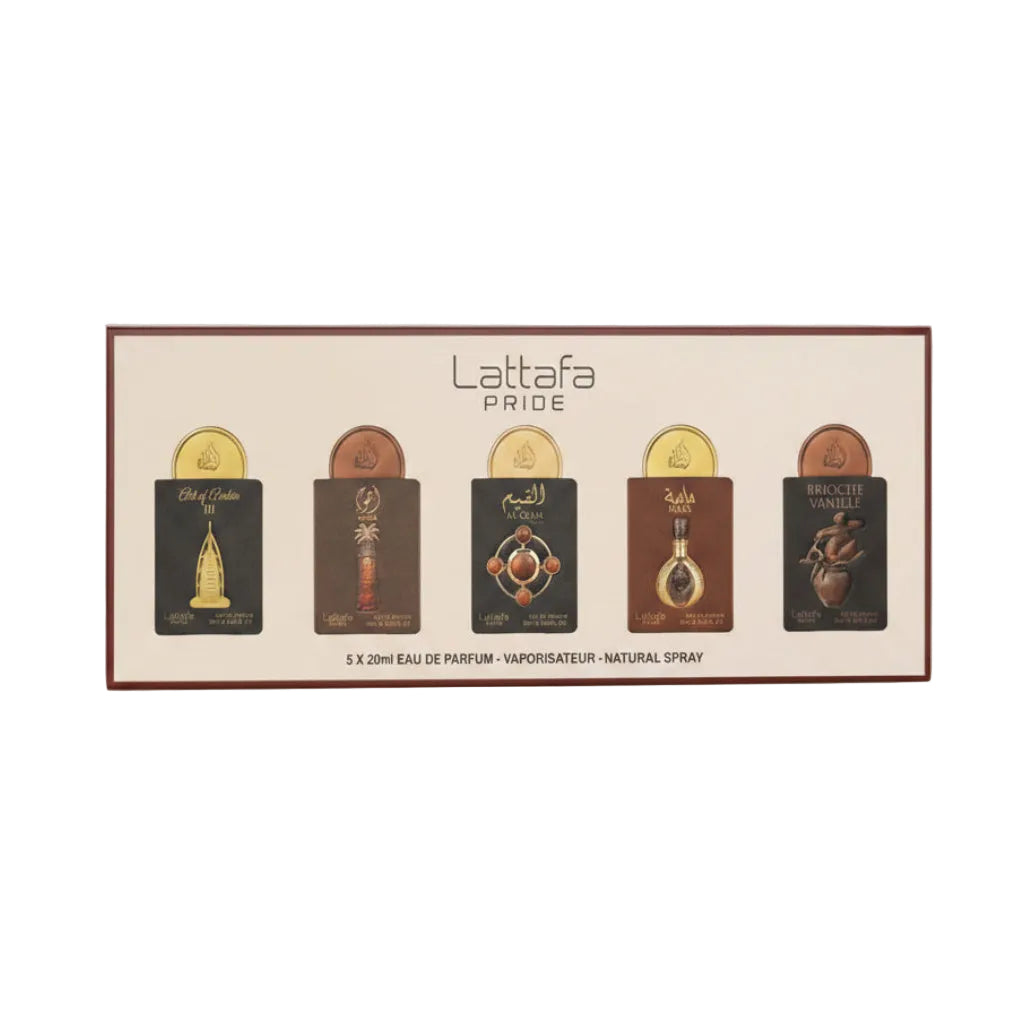 Lattafa Pride Gift Set No.4, 5 x 20 ml Eau de Parfum